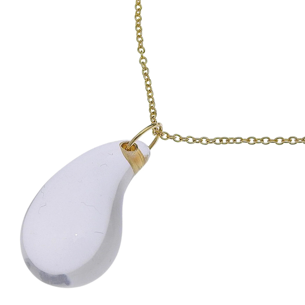TIFFANY 18k Gold Teardrop Necklace - Picture 3 of 6